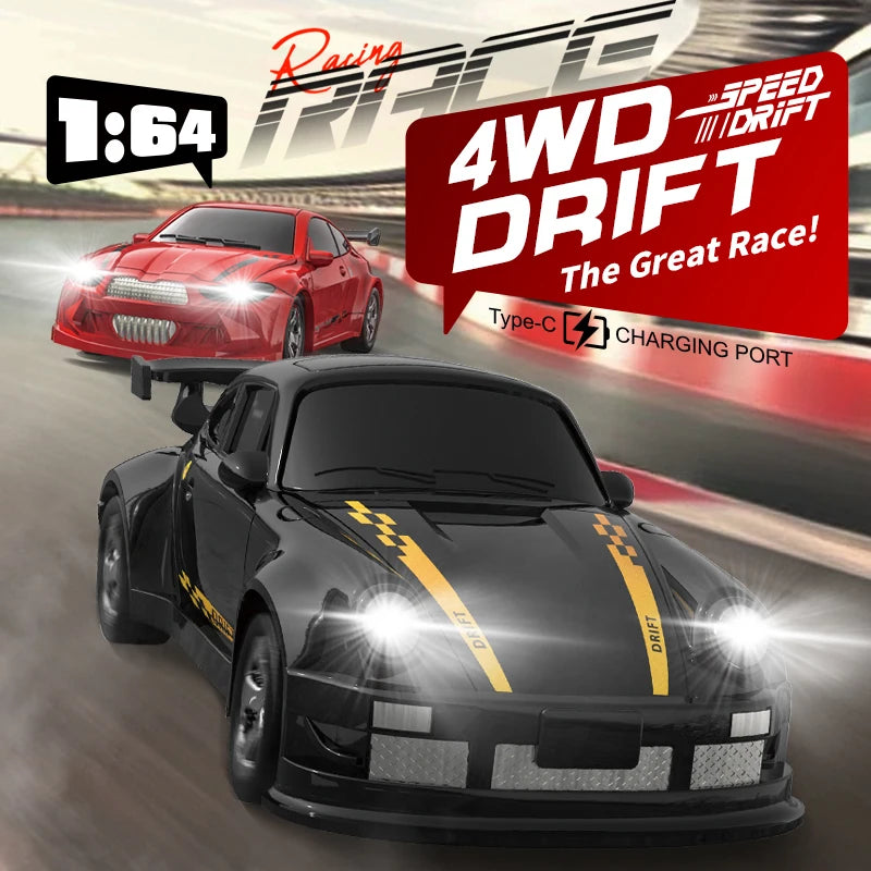 KF20 1:64 Scale Four-Wheel Drift RC Car