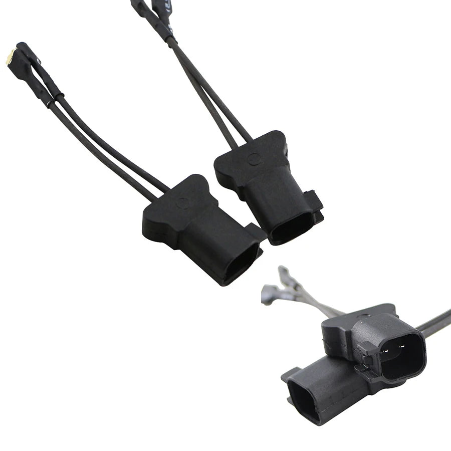 Connettore per cavo del clacson per Ford Focus, costruzione in metallo ABS, 2 pezzi, accessorio elettrico durevole