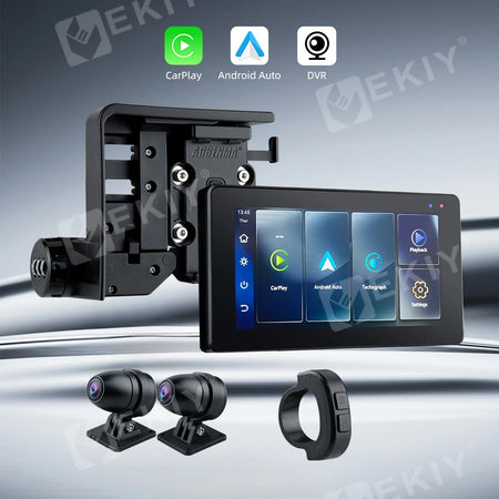 EKIY 5.5inch Motorcycle Carplay Bracket &ndash; Original BMW Style Code Lock