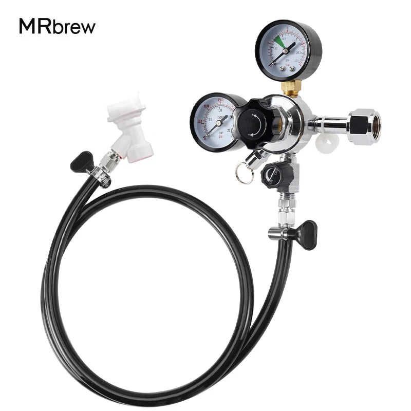 Gas Line Assembly Soda Carbonating Kit &ndash; CO2 Regulator CGA320
