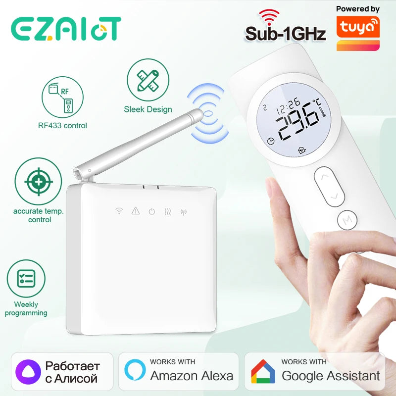 RF433 Wireless Thermostat &ndash; WiFi Thermostat for Heating