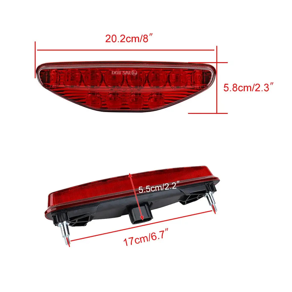 LED Tail Light Assembly Rear Brake Taillight for Honda TRX450R 2006-2009 / TRX450ER 2006-2014 by InterCyprus Trading Ltd