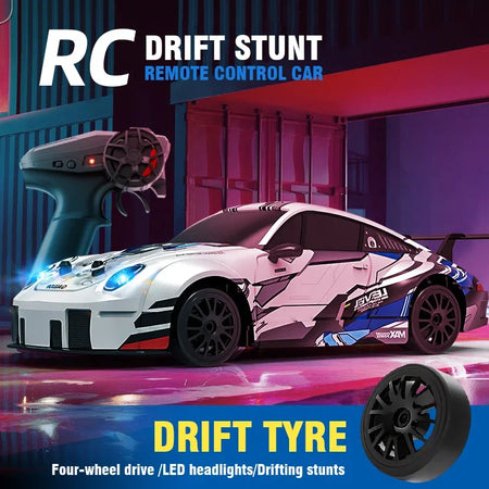 RC Drift Car 1/24 4WD &ndash; Ultra Fast With LED Lights