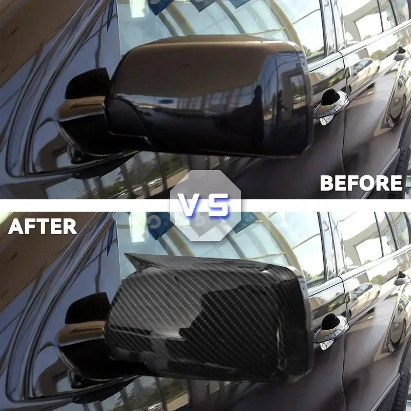 2PCS For BMW X5 E53 1999-2006 Mirror Cap Glossy Black Car Side Rearview Mirror Cap Car Accessories by InterCyprus Trading Ltd