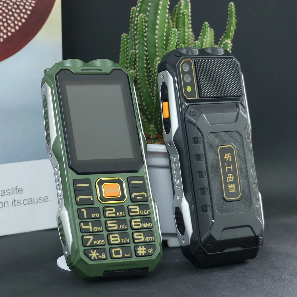 Tough Outdoor Phone 2.4 Display - SOS Dial Big Button