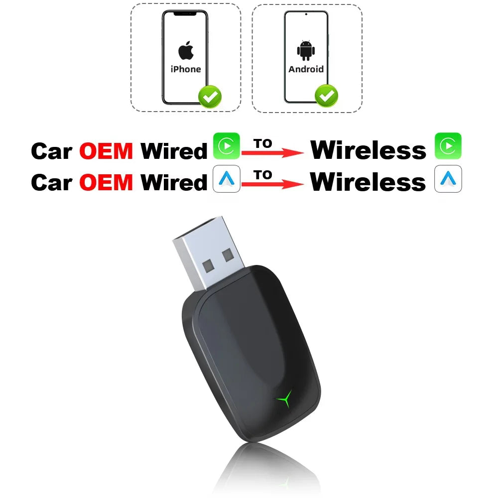 Wireless CarPlay Dongle 2in1 &ndash; Wireless Android Auto CP205