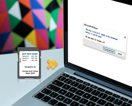 NAVINESA Mazda CX9 2013 2014 2015 GPS SD Card - Europe