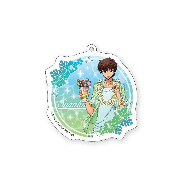 Collectible CODE GEASS Lelouch of the Rebellion Acrylic Stands - Summer Party Anime Desk Ornaments D