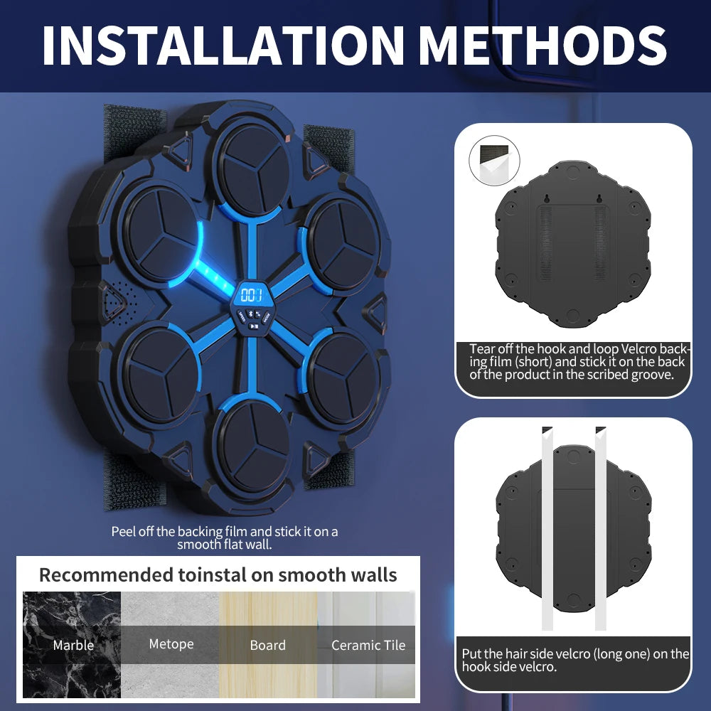 YH-6-3670 - Bluetooth Music Boxing Trainer for Home Fitness