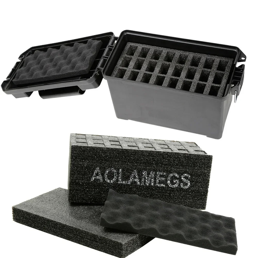 AMMO 50-P Plastic Box - Foam Pistol Magazine Holder