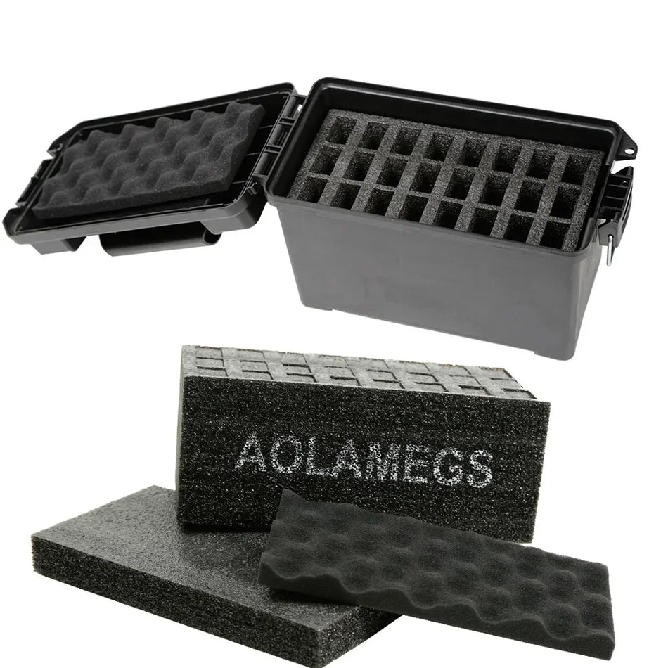 AMMO 50-P Plastic Box - Foam Pistol Magazine Holder