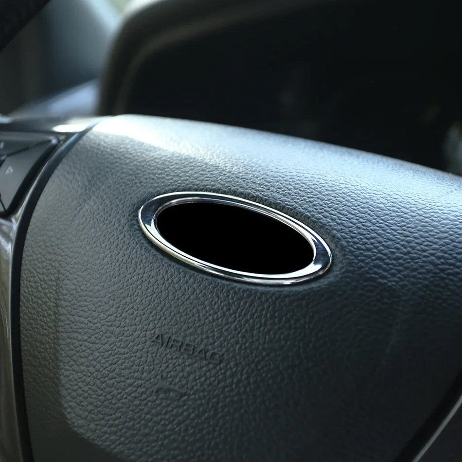 Ford Everest & Ranger Direksiyon Simidi Logo Halkası Kaplama ABS Gümüş