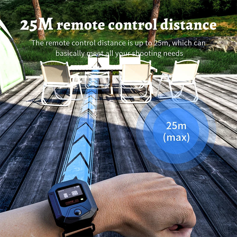 Bluetooth Wireless Remote Control for Insta360 Cameras - X5/X4/X3/ACE PRO 2/GO 3s