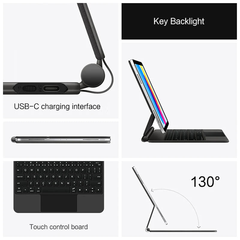 Folio Magic Keyboard iPad 2022 10th Gen 10.9in &ndash; Backlit