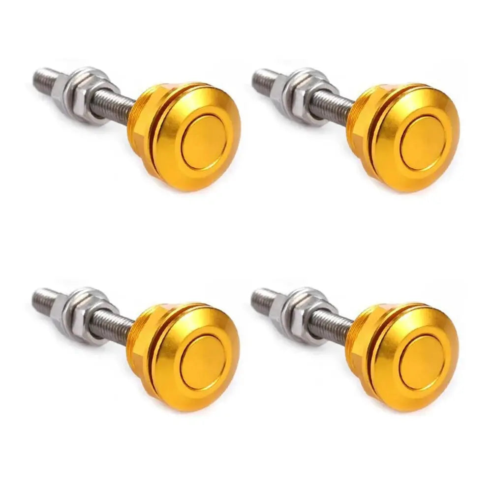 22mm 1Pc/4Pcs Universal Car Push Button Bonnet Hood Pins Kit Aluminum Quick Release Latch Bumper License Plate Lock Clip by InterCyprus Trading Ltd