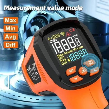 Infrared Thermometer Temperature Gun &ndash; High Precision Measurement from -50 to 1600&deg;C