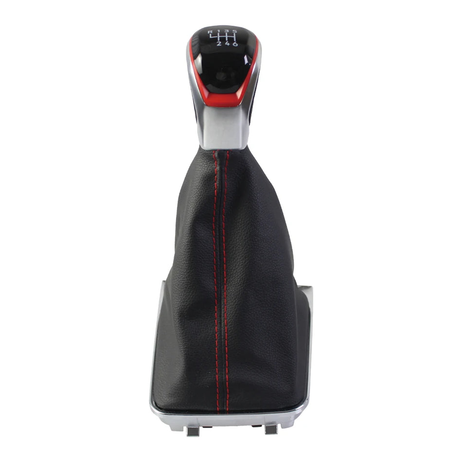 Pomello del cambio VW Golf 7 A7 MK7 con stivali antipolvere in pelle PU