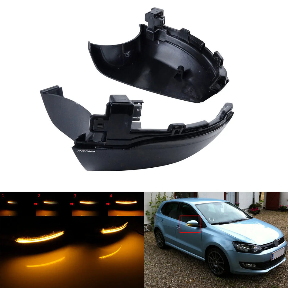 VW Up! Dynamic LED Side Mirror Indicator With Sequential Turn Signal Light
