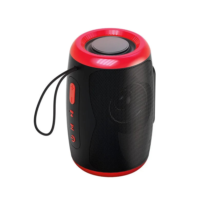 TSN-1 Wireless Waterproof Bluetooth Portable Speaker with TWS Stereo Sound Red