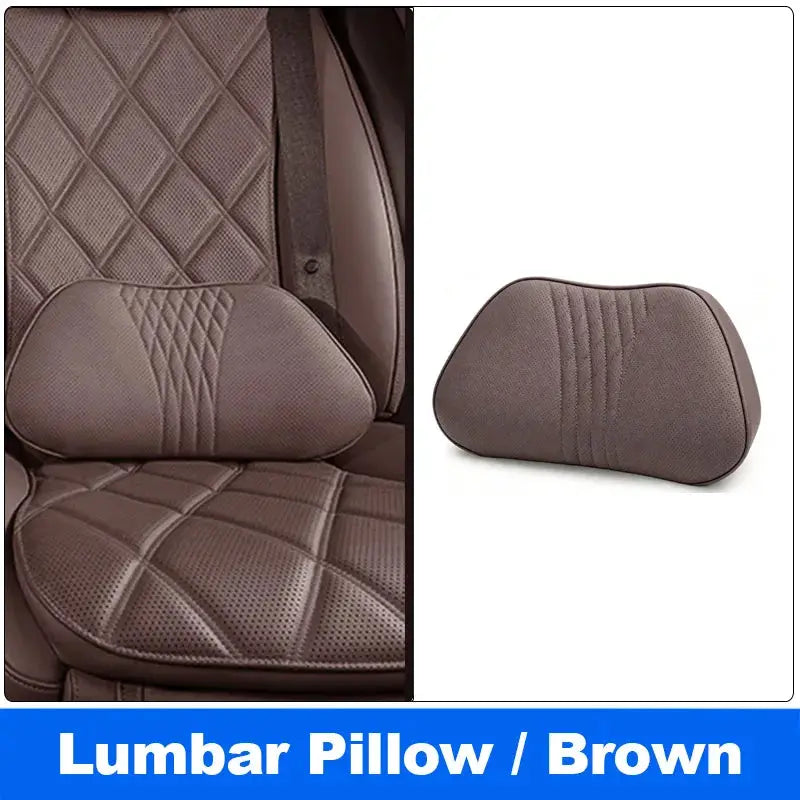 Vtear Universal Car Neck Lumbar Cushion Memory Foam Support Pillow Anti-Scratch Seat Parts Interior Modification Accessories by InterCyprus Trading Ltd