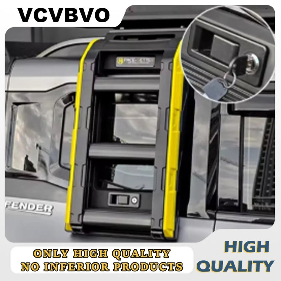 Estensione scala portapacchi tetto Jetour T1, portapacchi in lega di alluminio con accesso con una mano