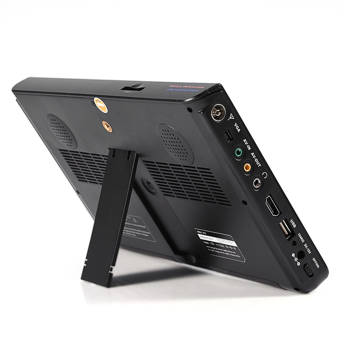 1024x600 Resolution 10-inch Portable Digital Analog TV