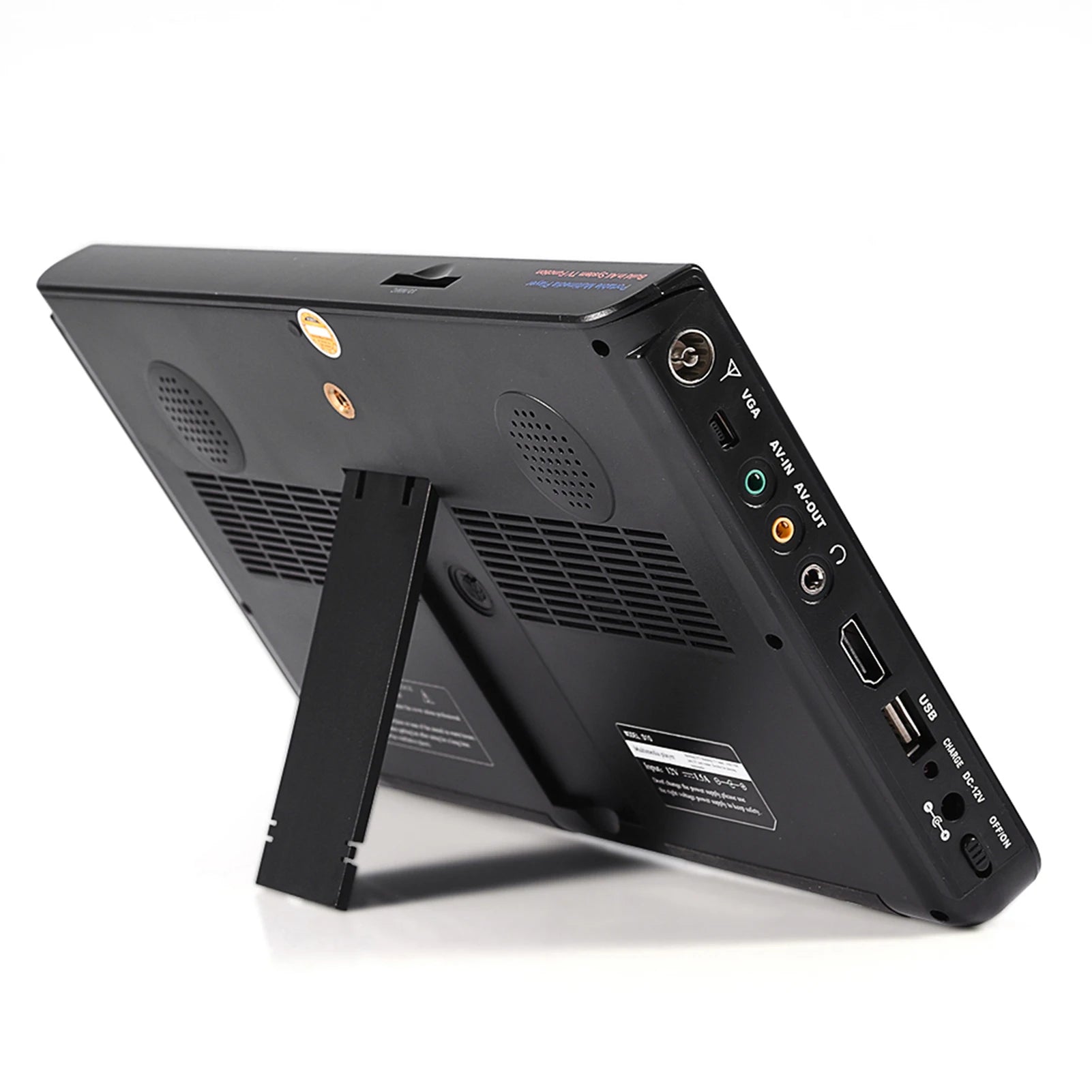 1024x600 Resolution 10-inch Portable Digital Analog TV