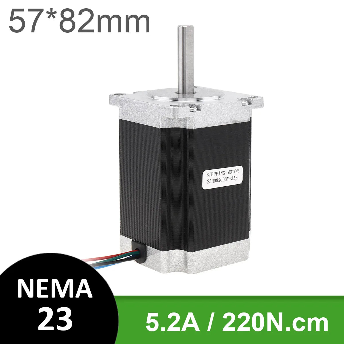 Nema 17 23 Stepper Motor Accessories &ndash; Exceptional Precision and Reliability Nema 23 5.2A.220N.cm / CHINA