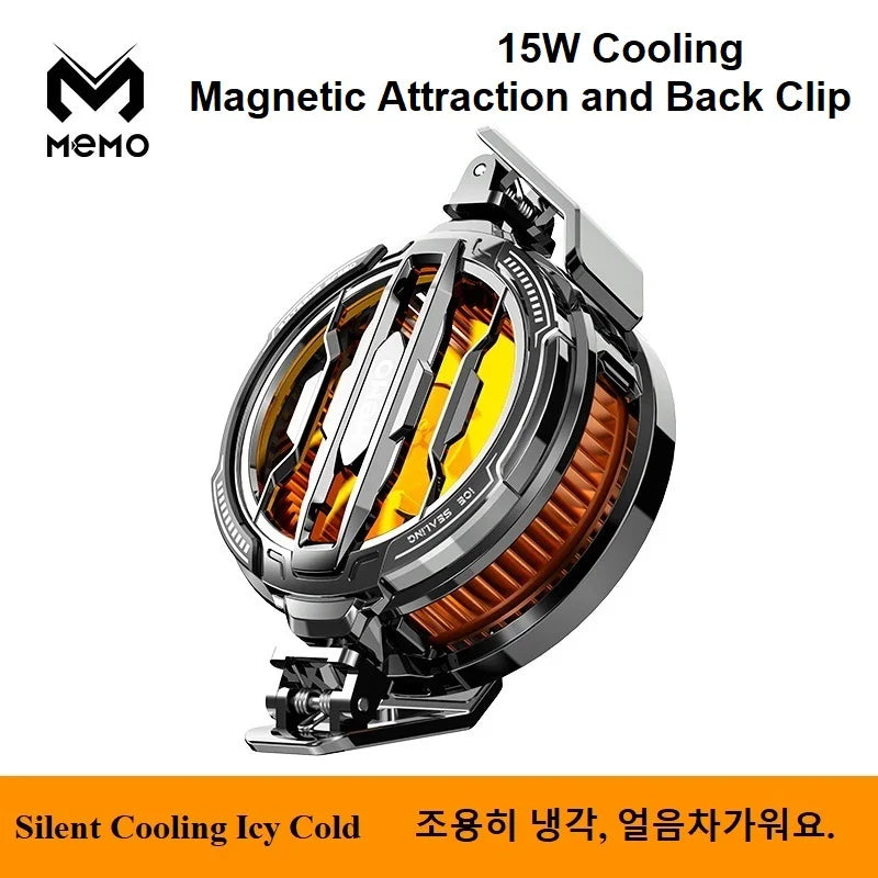 Fast Cooling Mobile Phone Cooler with Magnetic and Clip Design