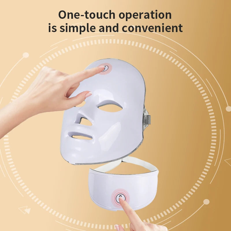 Face And Neck Beauty Machine LED Skin Care Massager &ndash; LED