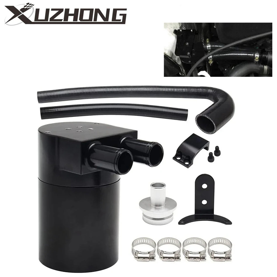 Oil Catch Can Tank for BMW N20/N26 with Aluminum Construction and Silicone Radiator Hose