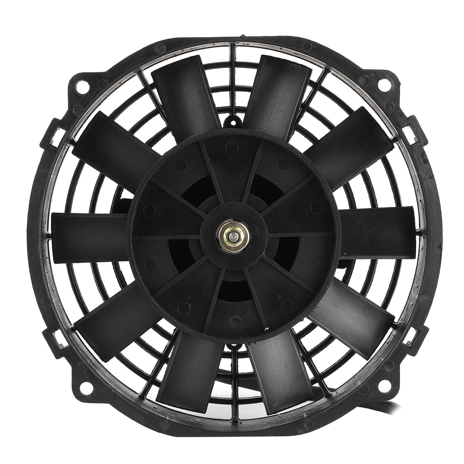 Universal 8In Radiator Fan, 12V 80W, 2250 RPM, 10 Blades Reversible