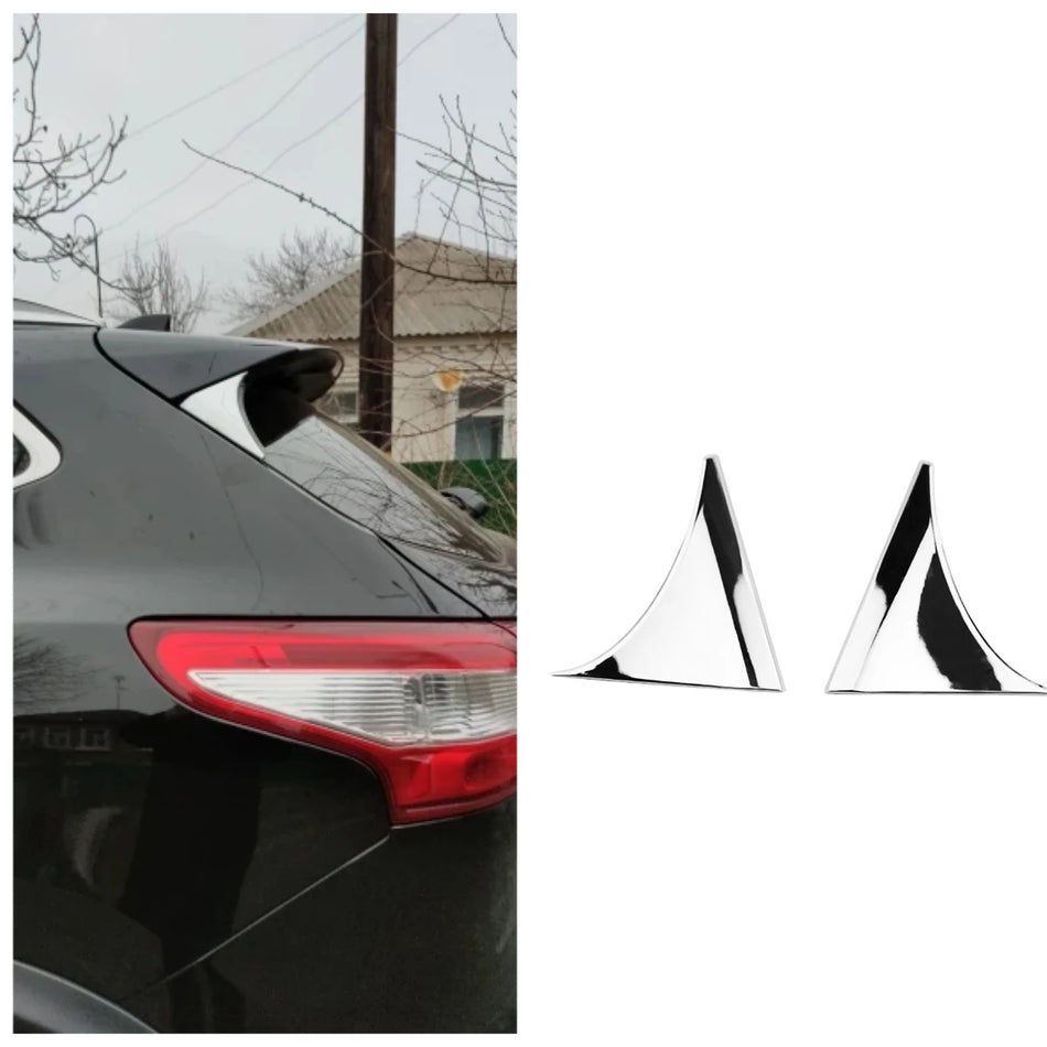 Nissan Qashqai J11 Tailgate Spoiler Trim ABS Chrome