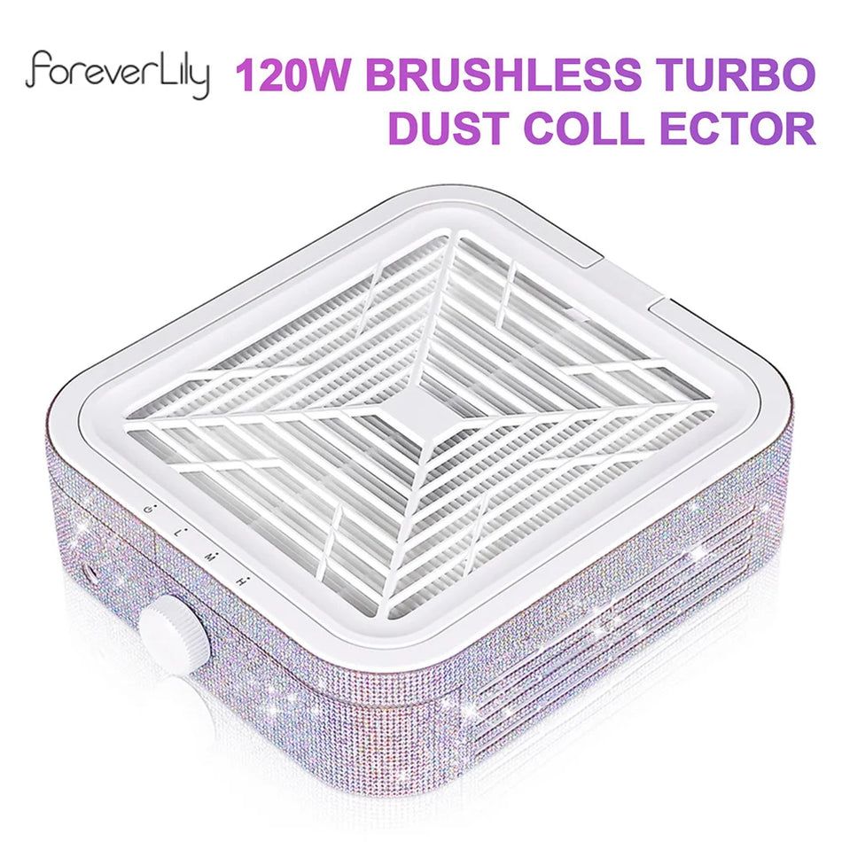Diamond Nail Dust Collector &ndash; Powerful Brushless Suction System