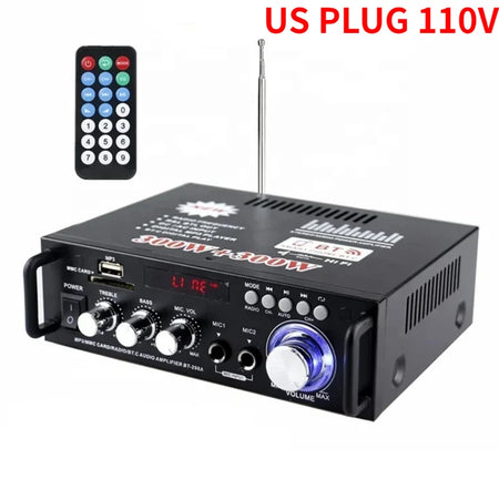LEEDOAR 300W Digital HIFI Stereo Power Amplifier - Dual Channel Audio Experience US PLUG 110V