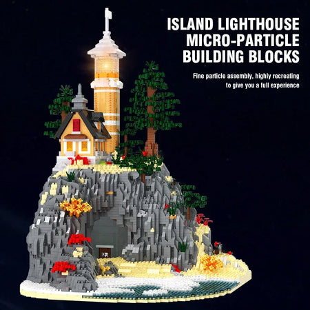 5100Pieces Lighthouse Block Toys &ndash; LED Light Beach Theme