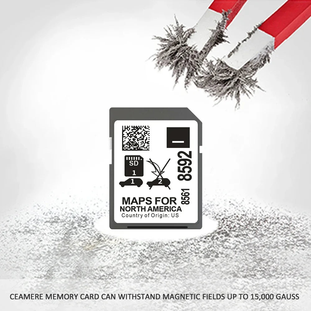 SD Card North America 2023 GM 8561 8592 Maps &ndash; 32GB Storage