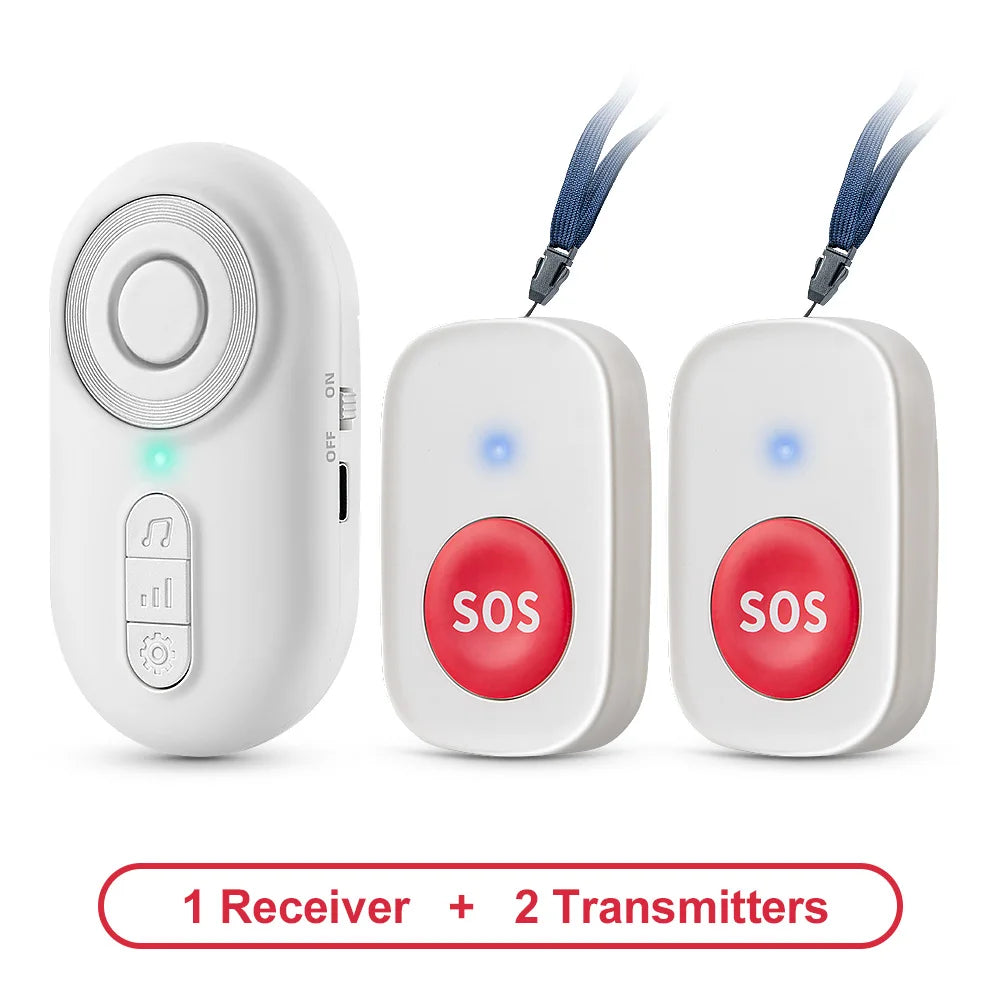 Caregiver Pager Q26 &ndash; Wireless SOS Elderly Alert System Q26-21