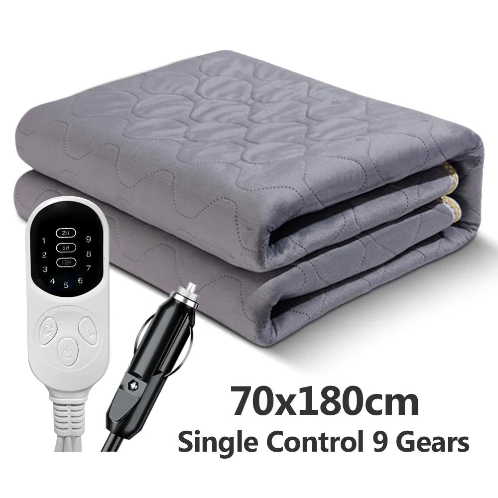 Car Electric Heated Blanket 12V &ndash; Energy Saving Warmth C 70x180CM