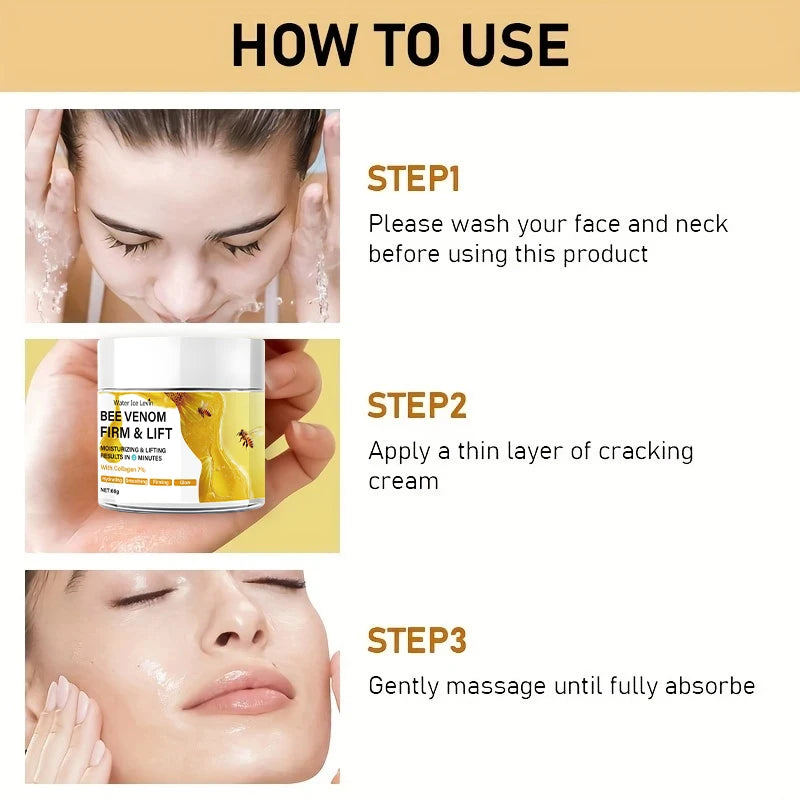 Bee Venom Instant Facial Lifting Cream &ndash; Firming and Rejuvenating Skin