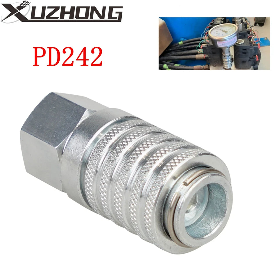 Rychlospojka pro hydraulický testovací port PD242 s vnějším závitem 1/8 palce, 1/4-18 NPTF