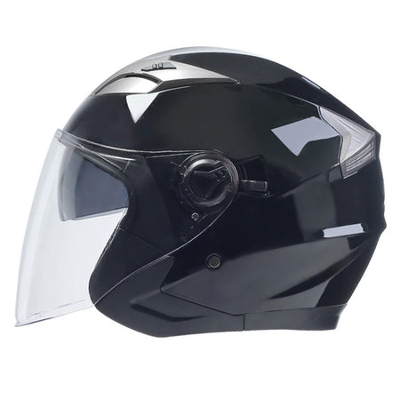 BLD DOT Approved Open Face Motorcycle Helmet - Unisex Stylish Safety Gear 9 / CHINA / L
