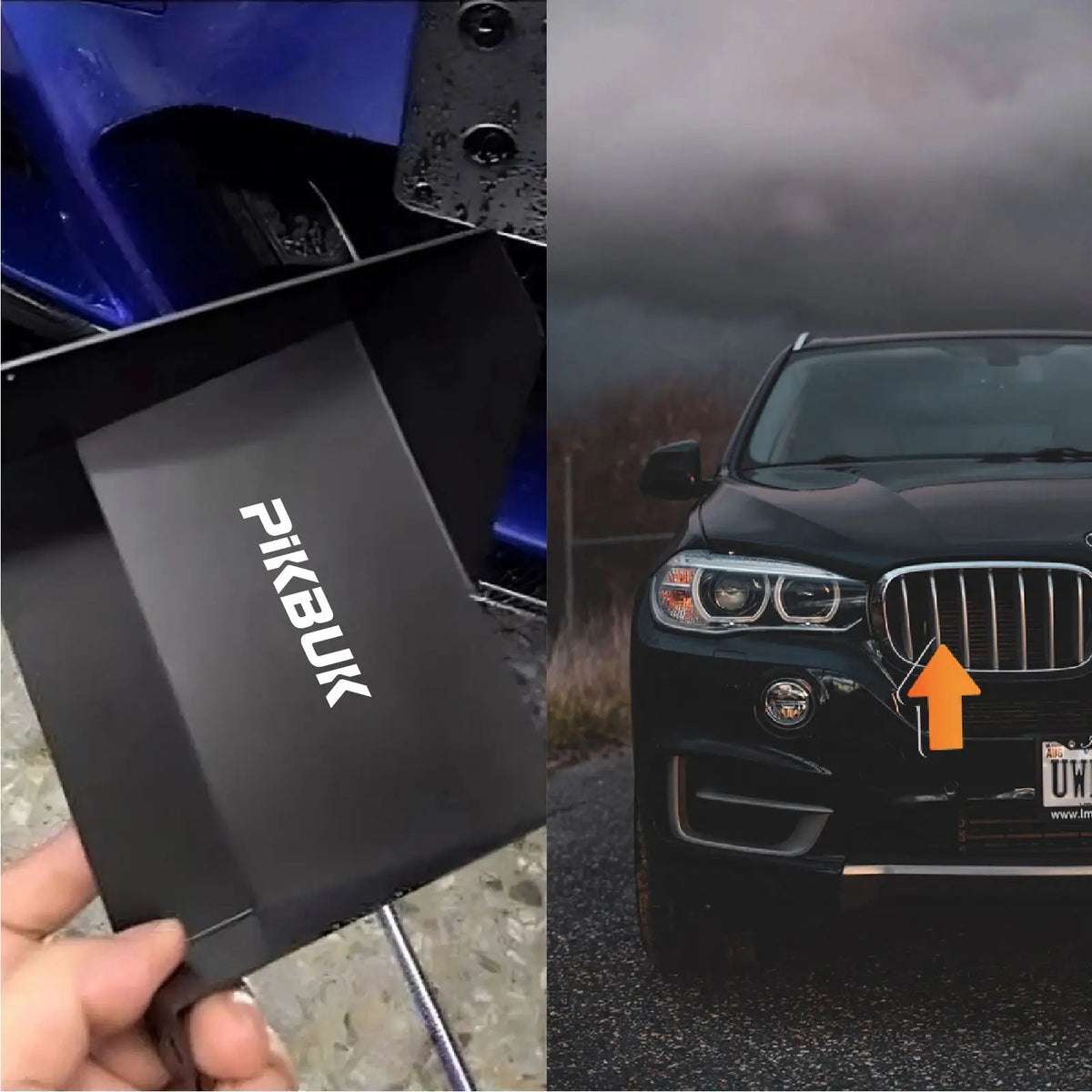 PIKBUK Dynamic Air Scoops For BMW N55 F20/F30 135i/235i/335i/435i Aluminum 1 Pair by InterCyprus Trading Ltd