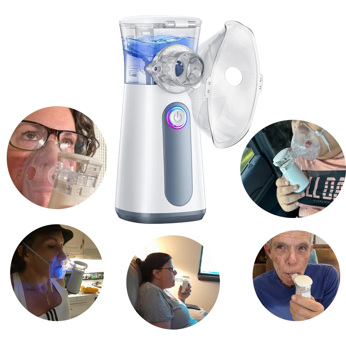 Contec Nebulizer Inhaler &ndash; Three-Stage Atomization System