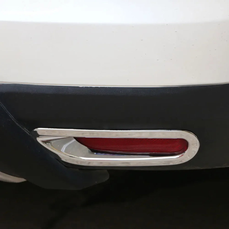 Πλαίσιο Διακοσμητικού Πίσω Φωτός Ομίχλης Nissan X-Trail T32, ABS Ασημί Διακόσμηση