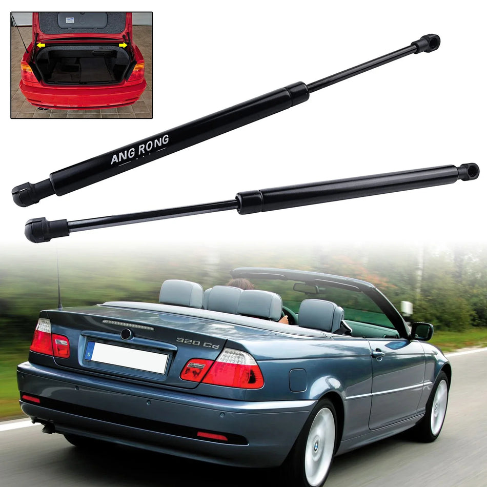 Pružiny zadného veka pre BMW 3 Series E46, 366mm, 280N, čierne, podporné vzpery kufra