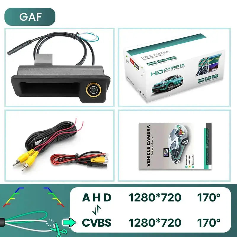 AHD 1080P Rear View Camera for Ford Focus Mondeo MK4 S-Max by InterCyprus Trading Ltd