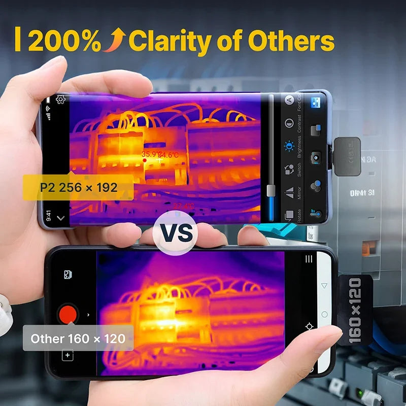 P2P2Pro Thermal Imaging Camera &ndash; High Resolution IR 25Hz