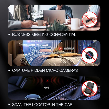 T11 Hidden Camera Detector - AI Powered Spy Scanner