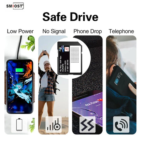 2025 Navigation SD Card 16GB &ndash; EU Morocco Map Upgrade